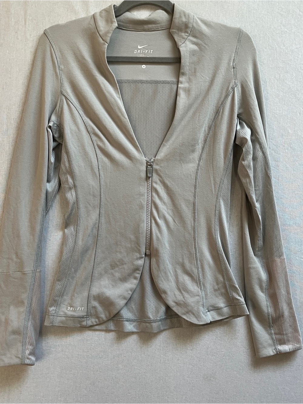 Nike Dri Fit Performance Athletic Jacket Cotton Blend Size S